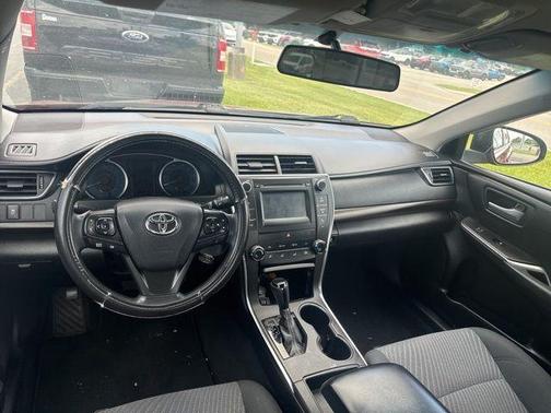 Red 2017 Toyota Camry LE