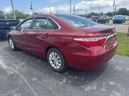Red 2017 Toyota Camry LE