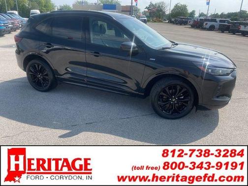 Agate Black Metallic 2025 Ford Escape ST-Line Elite