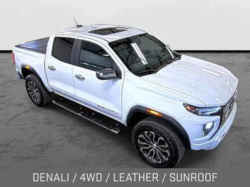 Summit White 2024 GMC Canyon Denali