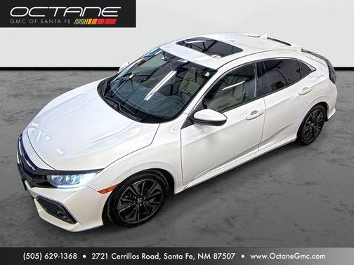 White 2018 Honda Civic EX-L w/Navi