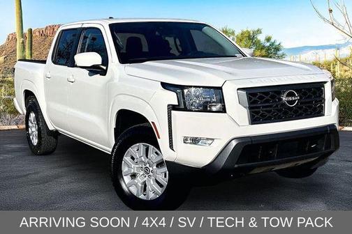 Glacier White 2024 Nissan Frontier SV