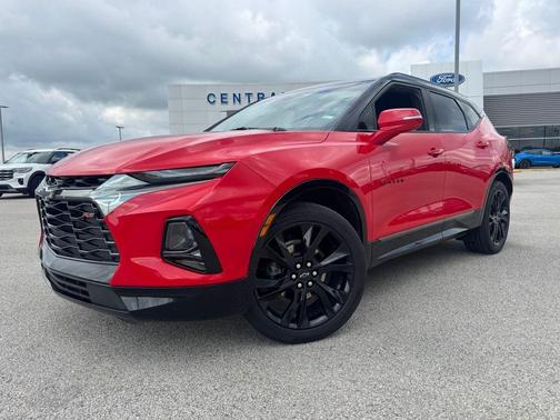 Red 2022 Chevrolet Blazer RS