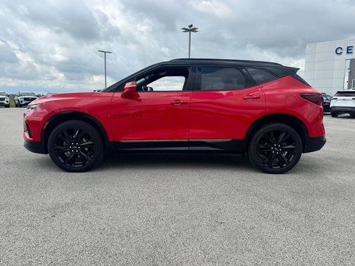 Red 2022 Chevrolet Blazer RS