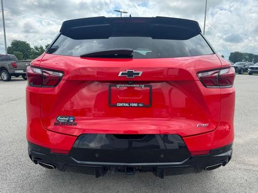 Red 2022 Chevrolet Blazer RS