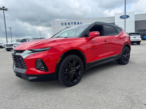 Red 2022 Chevrolet Blazer RS