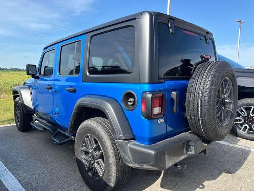 Hydro Blue Pearl 2024 Jeep Wrangler Sport
