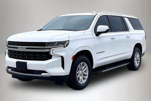Summit White 2021 Chevrolet Suburban LS