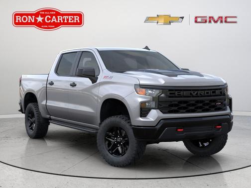 Sterling Gray Metallic 2026 Chevrolet Silverado 1500 Custom Trail Boss