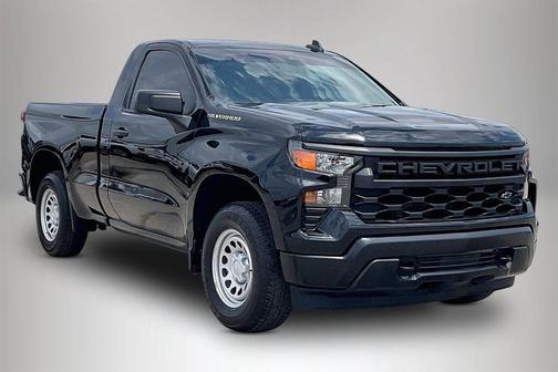 Black 2025 Chevrolet Silverado 1500 WT