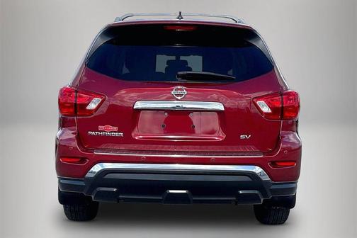 Red 2017 Nissan Pathfinder SV