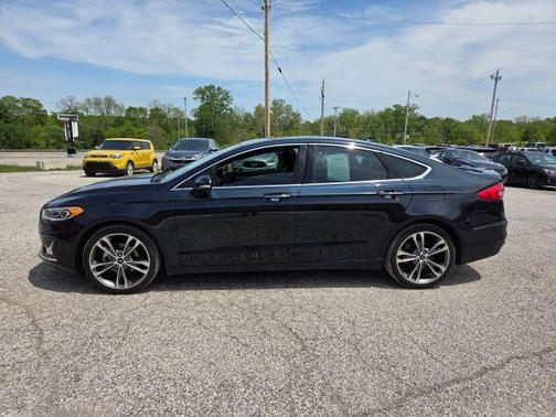 Blue 2020 Ford Fusion Titanium