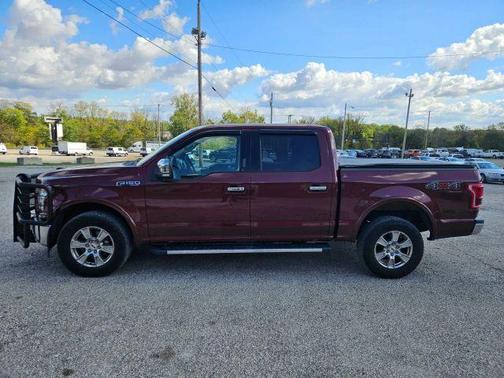 Maroon 2017 Ford F-150 Lariat Truck