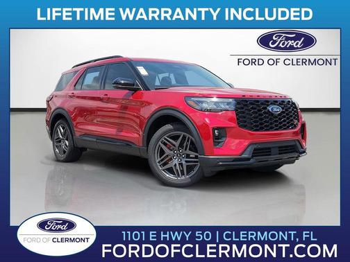Rapid Red Metallic Tinted Clearcoat 2026 Ford Explorer ST