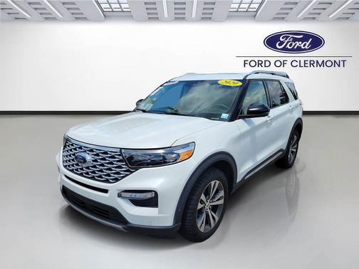 STAR WHITE MET TRI-COAT 2020 Ford Explorer Platinum