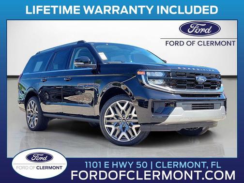 Agate Black Metallic 2026 Ford Expedition Max Platinum