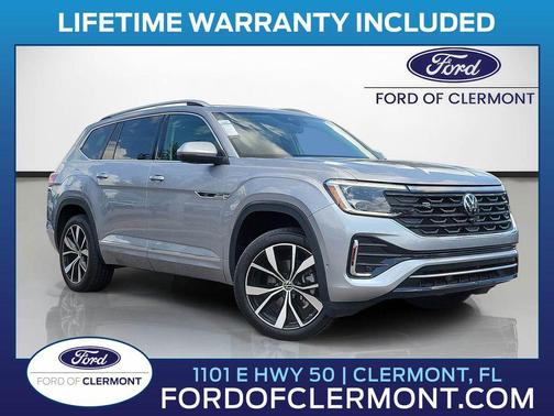Silver Mist Metallic 2024 Volkswagen Atlas 2.0T SEL Premium R-Line 4MOTION
