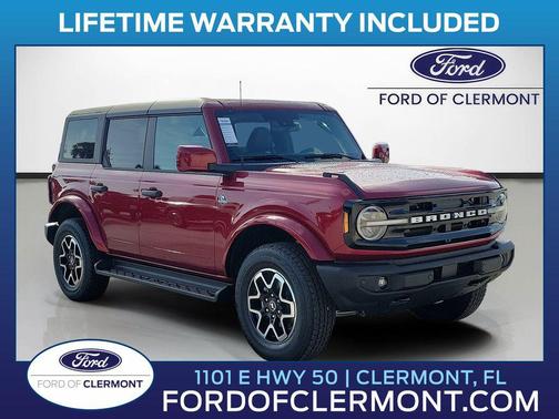 Ruby Red Metallic Tinted Clearcoat 2026 Ford Bronco Outer Banks