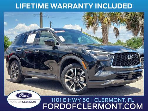 Mineral Black 2022 INFINITI QX60 Luxe