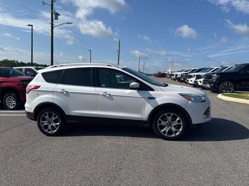 White Platinum Metallic Tri-Coat 2015 Ford Escape Titanium