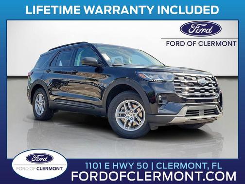 Agate Black Metallic 2026 Ford Explorer Active