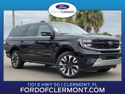 Agate Black Metallic 2026 Ford Expedition Max Platinum