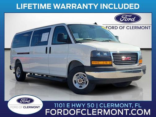Summit White 2025 GMC Savana 3500 RWD 3500 Extended Wheelbase LT