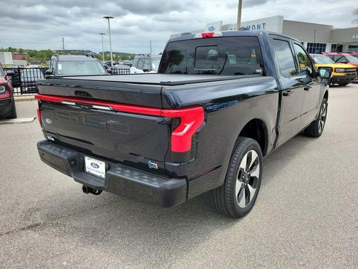 ANTIMATTER BLUE METALLIC 2025 Ford F-150 Lightning Platinum