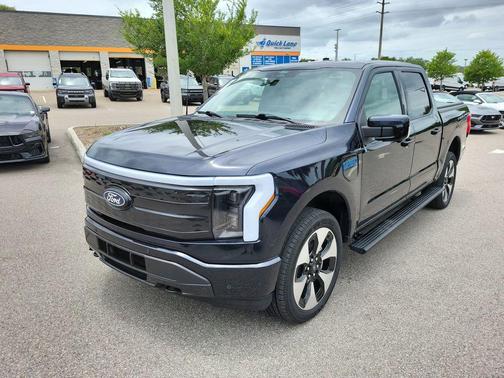ANTIMATTER BLUE METALLIC 2025 Ford F-150 Lightning Platinum