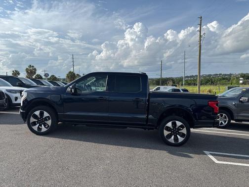 ANTIMATTER BLUE METALLIC 2025 Ford F-150 Lightning Platinum