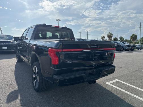 ANTIMATTER BLUE METALLIC 2025 Ford F-150 Lightning Platinum
