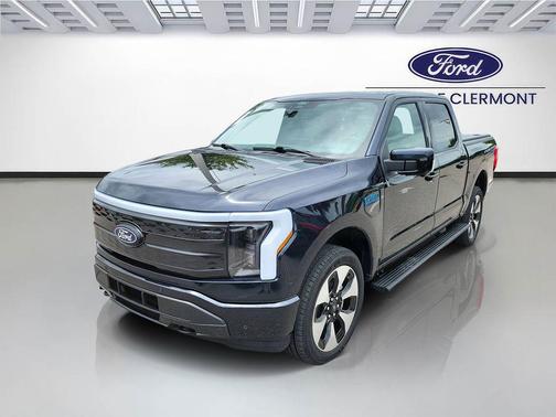 ANTIMATTER BLUE METALLIC 2025 Ford F-150 Lightning Platinum
