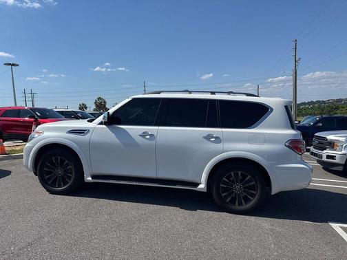 Pearl White Tricoat 2019 Nissan Armada Platinum