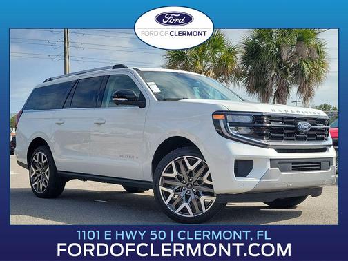 Star White Metallic Tri-Coat 2026 Ford Expedition Max Platinum