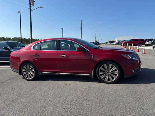 Red 2013 Lincoln MKS EcoBoost