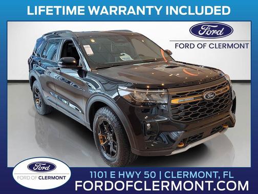 AGATE BLACK METALLIC 2026 Ford Explorer Tremor