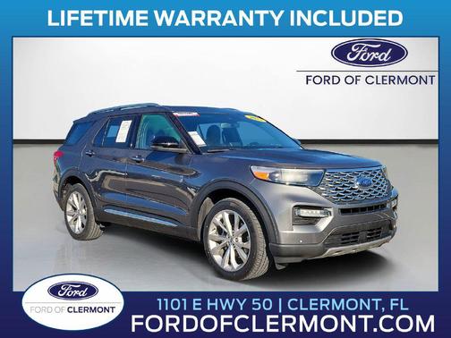 Carbonized Gray Metallic 2023 Ford Explorer Platinum