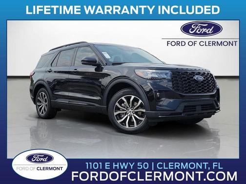 Agate Black Metallic 2026 Ford Explorer ST-Line