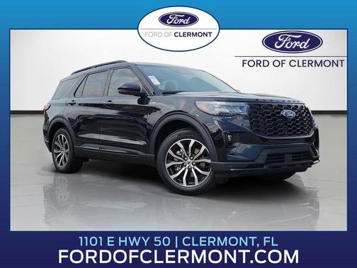 Agate Black Metallic 2026 Ford Explorer ST-Line
