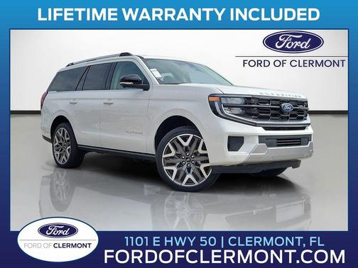 Star White Metallic Tri-Coat 2026 Ford Expedition Platinum