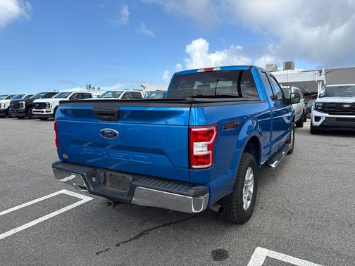 Blue 2019 Ford F-150 XLT