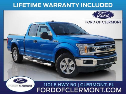 Blue 2019 Ford F-150 XLT