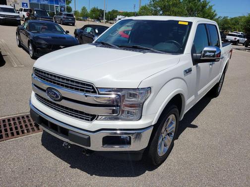 Star White Metallic Tri-Coat 2020 Ford F-150 Lariat