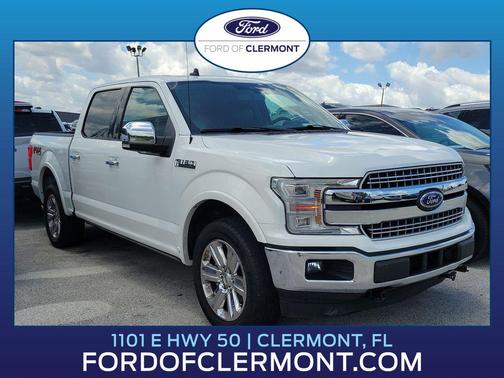 Star White Metallic Tri-Coat 2020 Ford F-150 Lariat