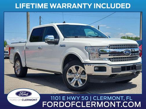 Star White Metallic Tri-Coat 2020 Ford F-150 Lariat