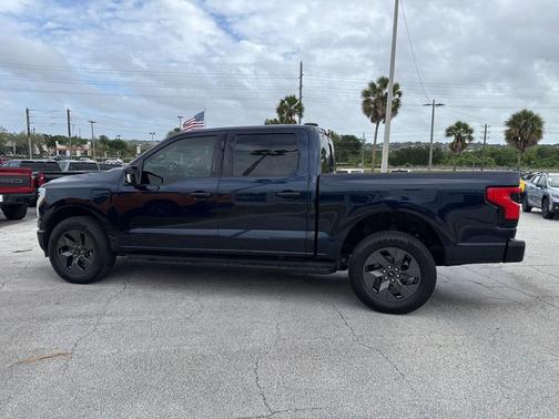 ANTIMATTER BLUE METALLIC 2024 Ford F-150 Lightning LARIAT