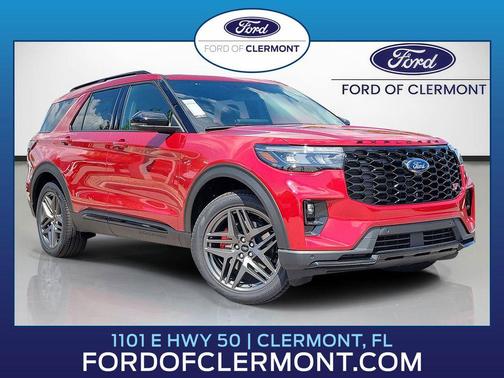 Rapid Red Metallic Tinted Clearcoat 2026 Ford Explorer ST