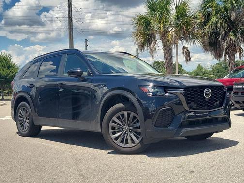 Jet Black Mica 2025 Mazda CX-70 3.3 Turbo Preferred Package