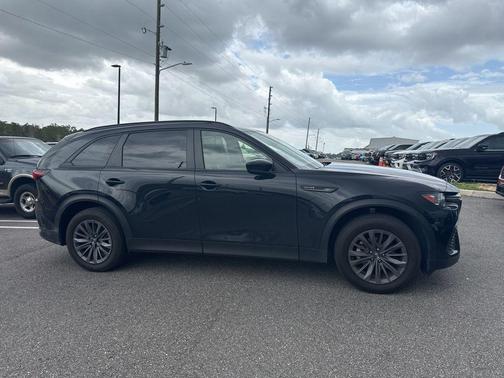 Jet Black Mica 2025 Mazda CX-70 3.3 Turbo Preferred Package