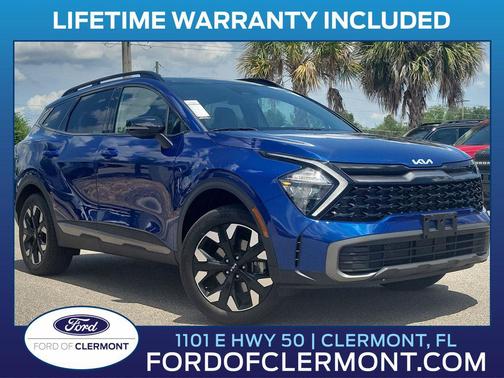 Sapphire Blue 2023 Kia Sportage X-Line